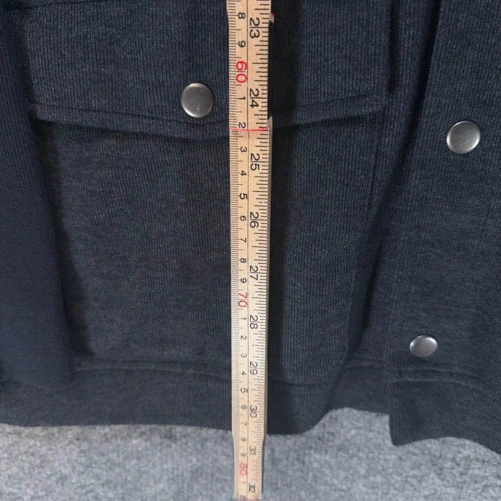 Banana Republic Jacket Mens XXL Blue Colorblock Snap Front Mock Neck Utility
